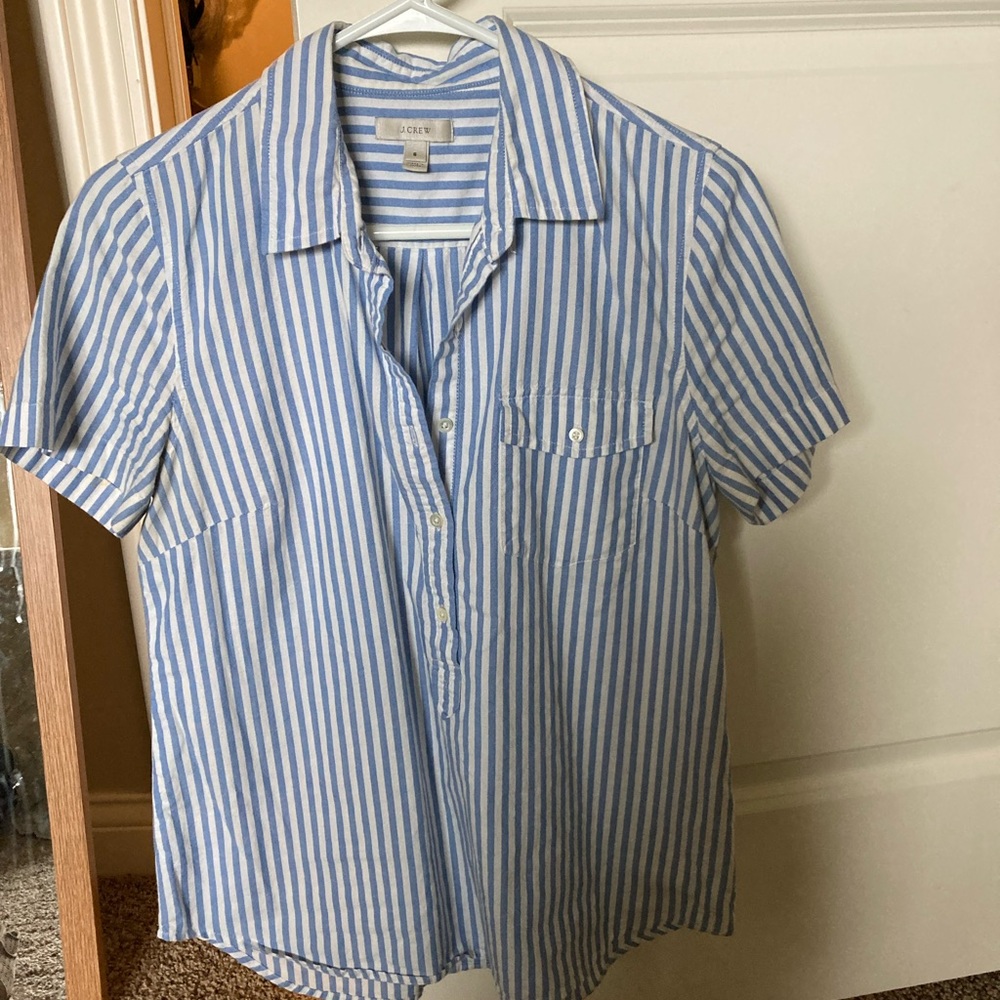 J. Crew striped popover